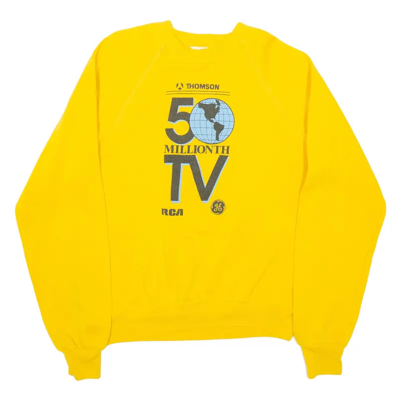 Thomson 50 Millionth Tv Mens Sweatshirt Yellow M 1