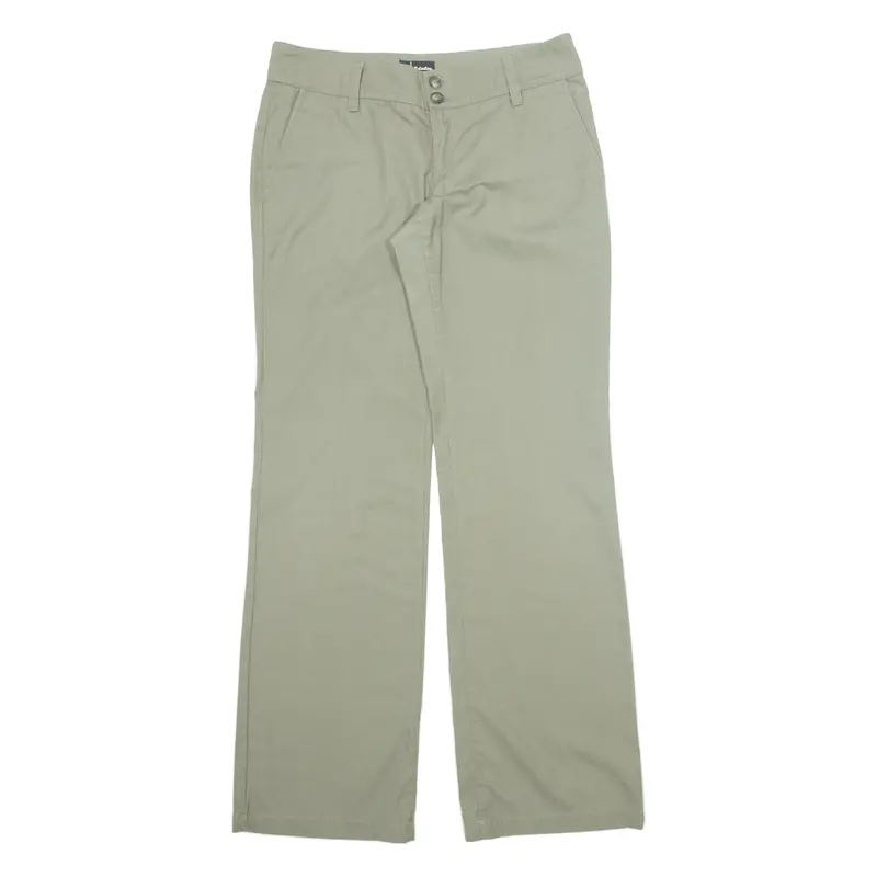 Tide Womens Trousers Green Regular Straight W35 L35 1