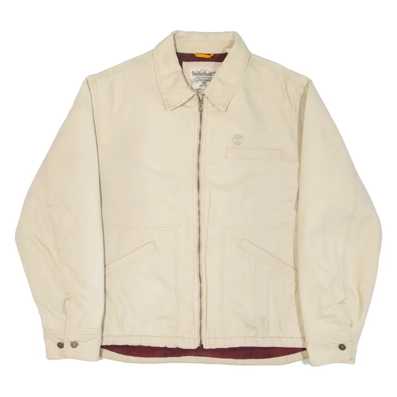 Timberland Blanket Lined Mens Jacket Beige Xl 1