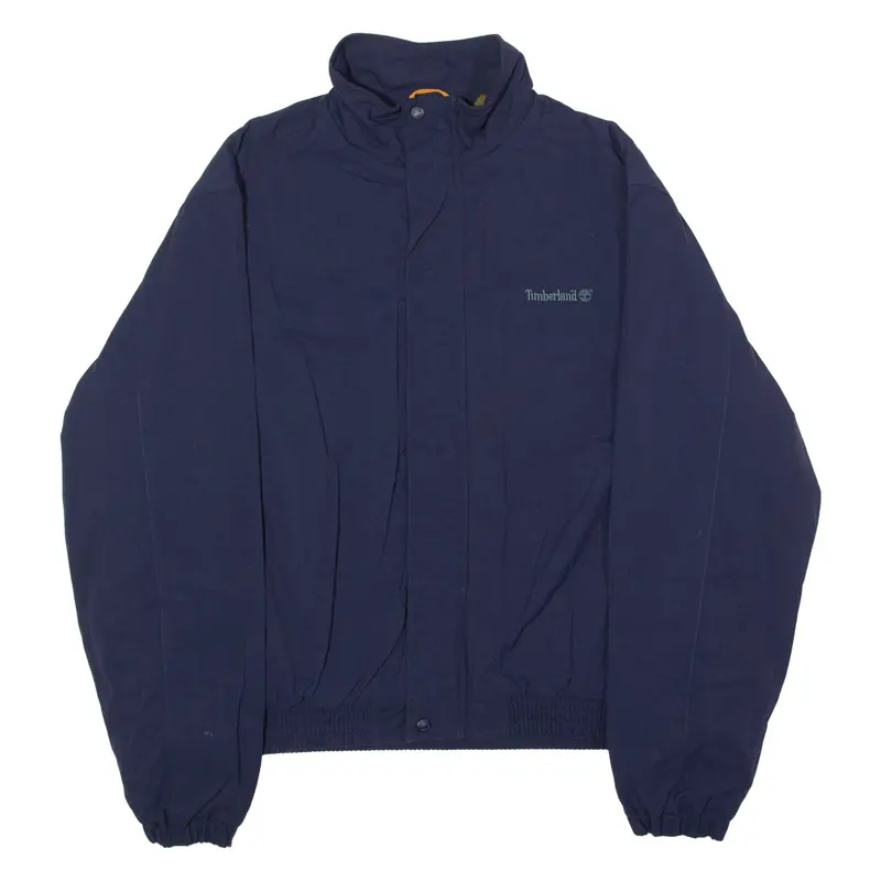 Timberland Fleece Lined Mens Jacket Blue Nylon 90S Xl 1