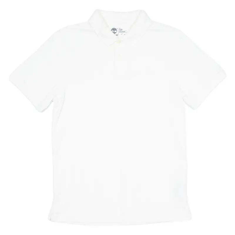 Timberland Mens Polo Shirt White S 1