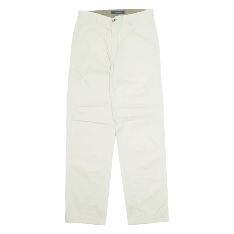 Tommy Hilfiger Chino Mens Trousers Beige Regular Straight W29 L32 1