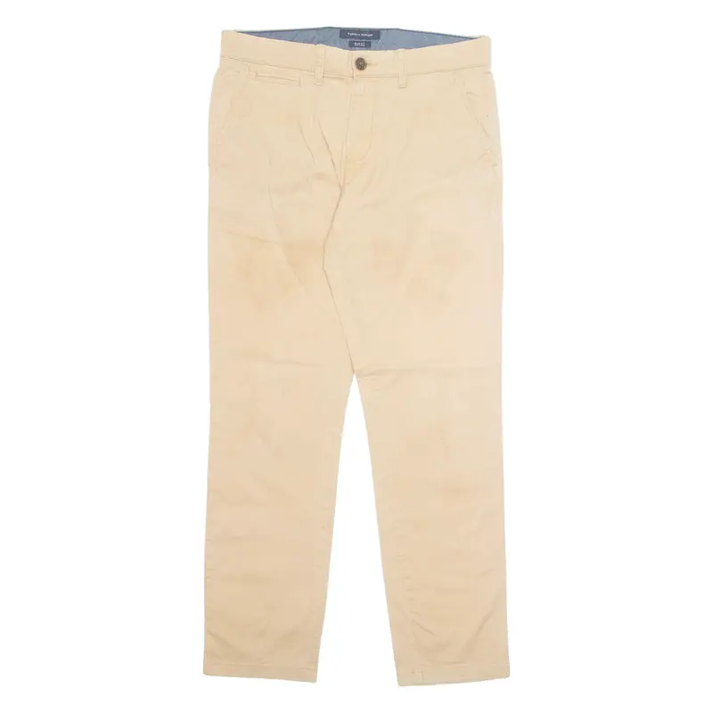 Tommy Hilfiger Chino Mens Trousers Beige Slim Tapered W30 L30 1