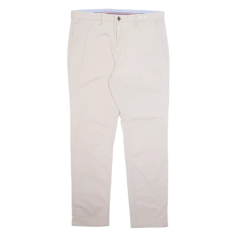 Tommy Hilfiger Chino Mens Trousers Pink Regular Straight W36 L32 1