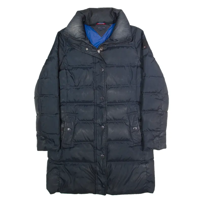 Tommy Hilfiger Down Insulated Womens Puffer Coat Blue S 1
