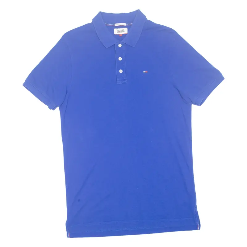 Tommy Hilfiger Hilfiger Denim Mens Polo Shirt Blue M 1