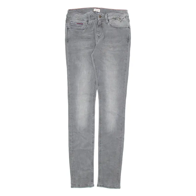 Tommy Hilfiger Mens Jeans Grey Regular Straight W27 L32 1