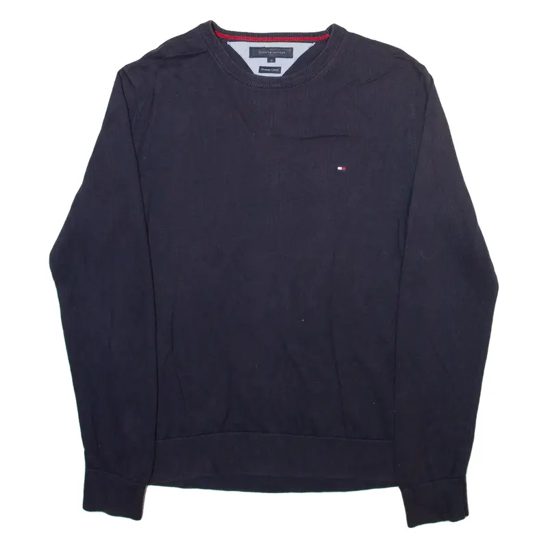 Tommy Hilfiger Mens Jumper Blue Tight Knit M 1