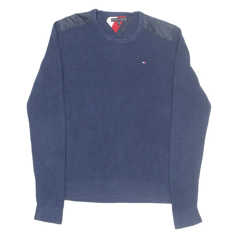 Tommy Hilfiger Mens Jumper Blue Tight Knit M 1