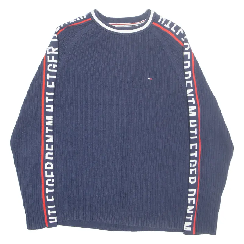 Tommy Hilfiger Mens Jumper Blue Tight Knit S 1