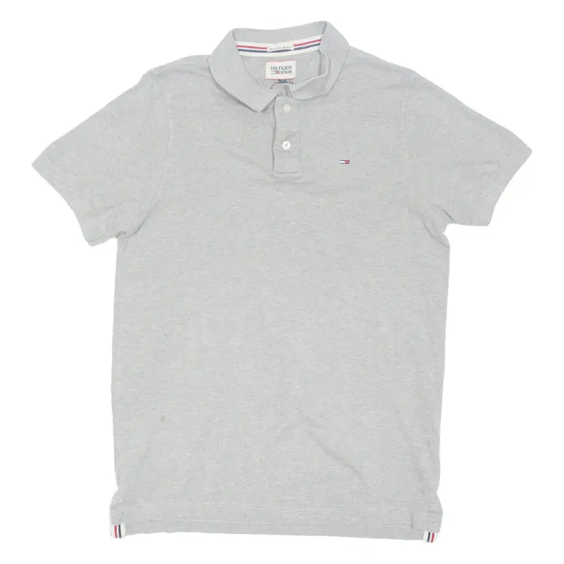 Tommy Hilfiger Mens Polo Shirt Grey L 1