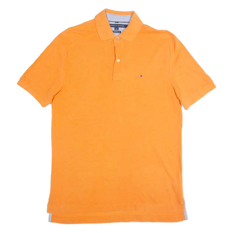 Tommy Hilfiger Mens Polo Shirt Orange M 1