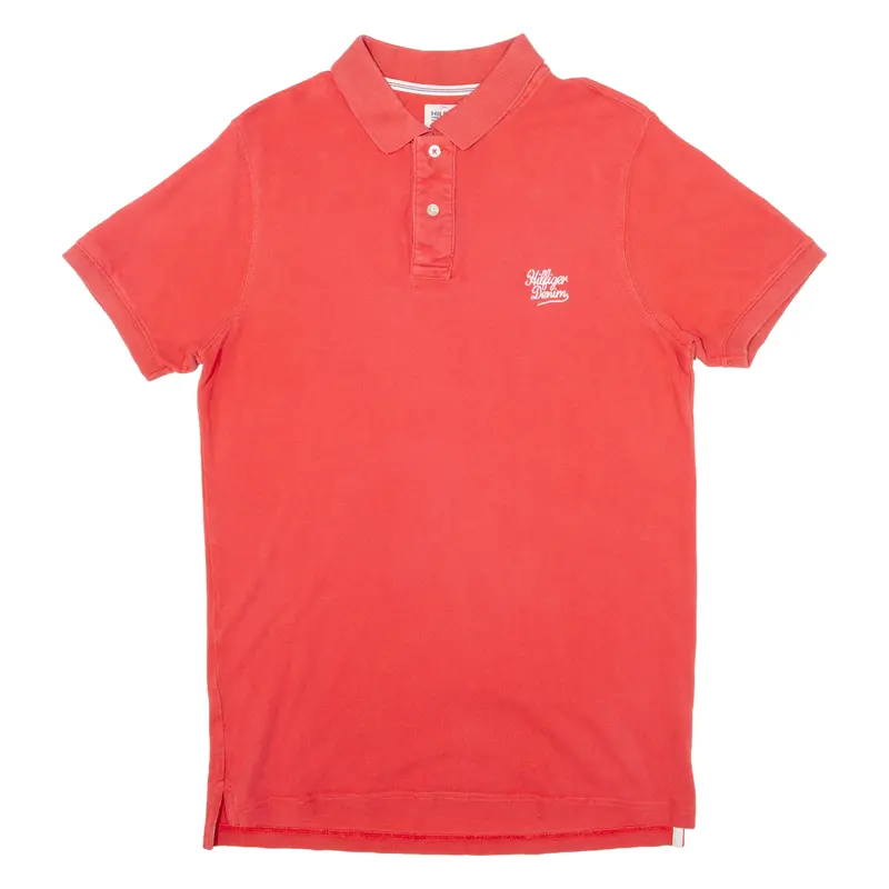Tommy Hilfiger Mens Polo Shirt Red M 1