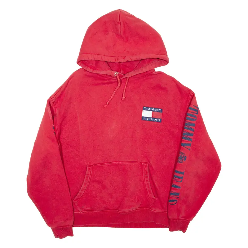 Tommy Hilfiger Mens Red Hoodie Xs 1