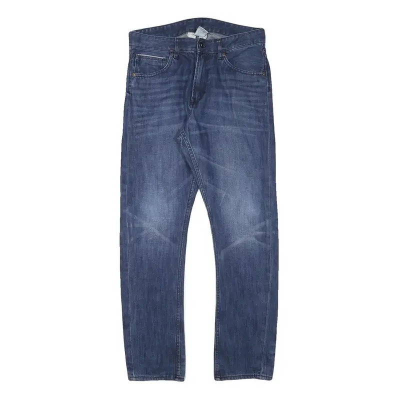 Tommy Hilfiger Mens Slim Blue Denim Medium W30 L28 Zip Jeans Stylish Casual 1