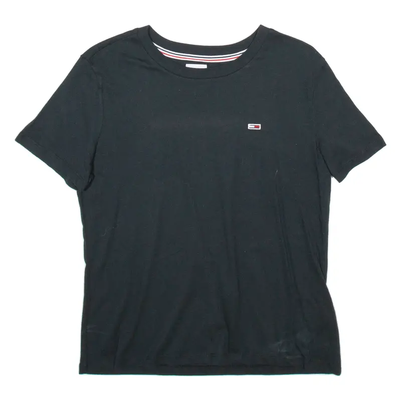 Tommy Hilfiger Mens T-Shirt Black M 1