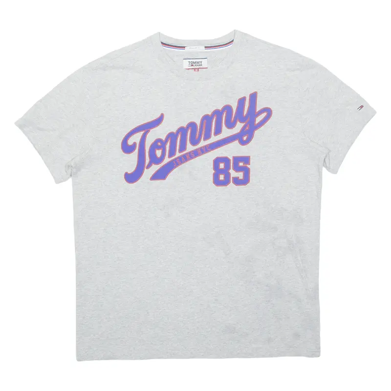 Tommy Hilfiger Mens T-Shirt Grey M 1