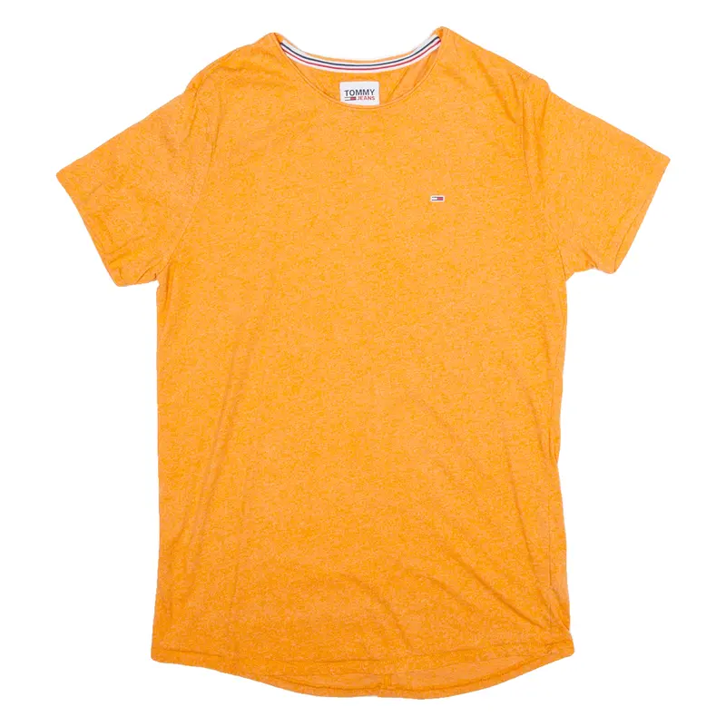 Tommy Hilfiger Mens T-Shirt Orange M 1