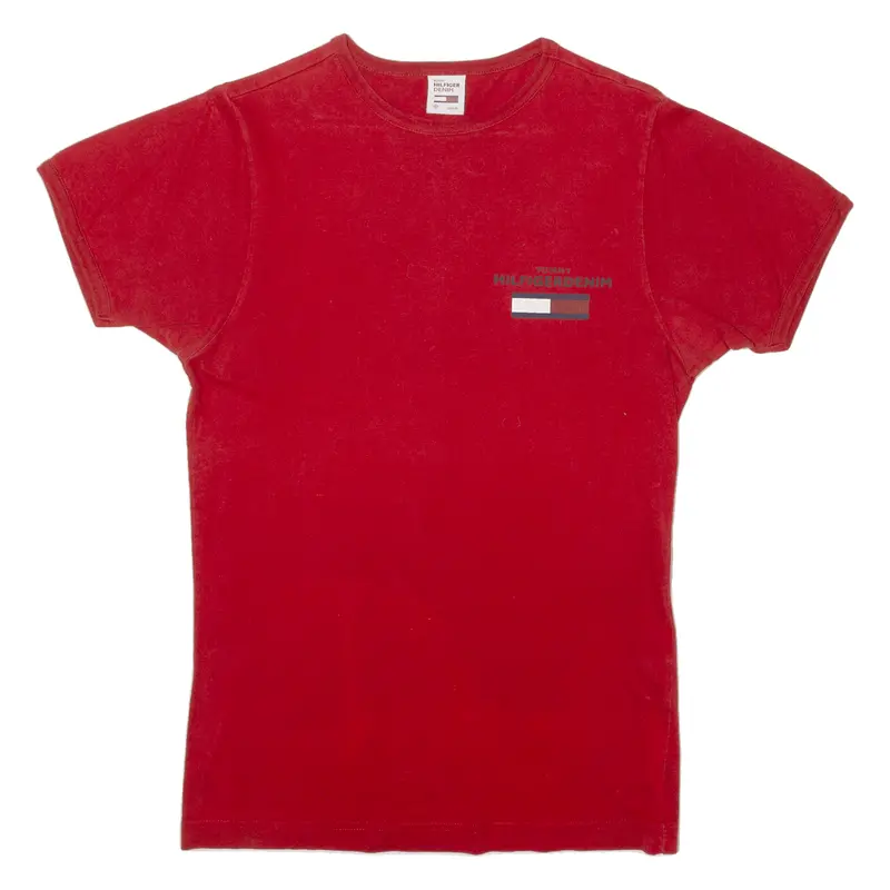 Tommy Hilfiger Mens T-Shirt Orange S 1