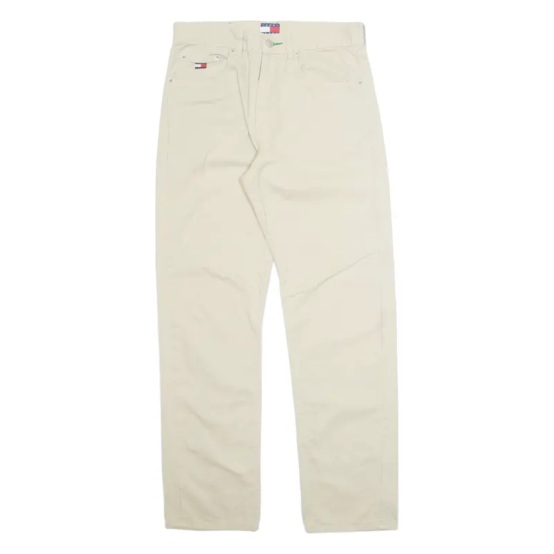 Tommy Hilfiger Mens Trousers Beige Regular Straight W31 L31 1