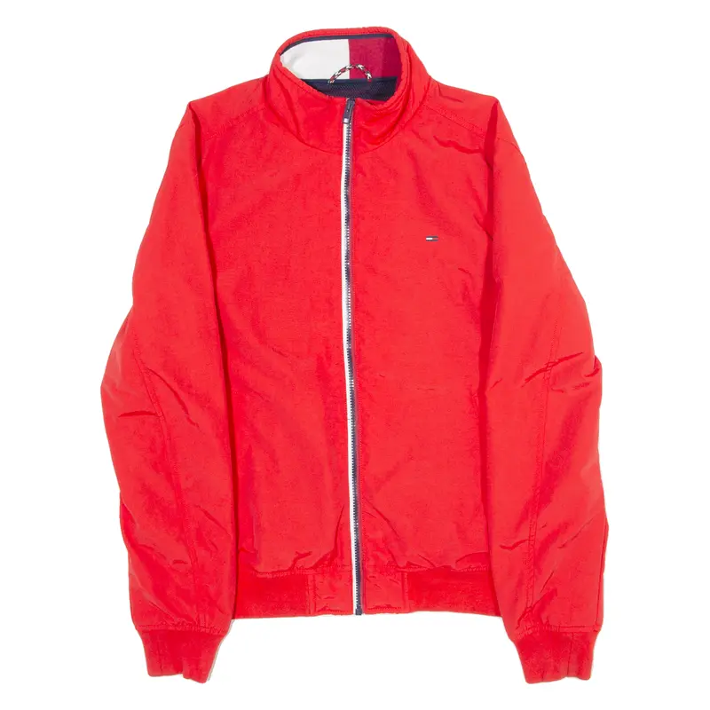 Tommy Hilfiger Mesh Lined Mens Bomber Jacket Red S 1