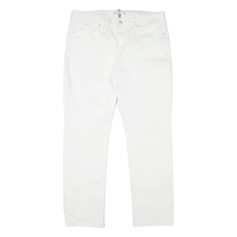 Tommy Hilfiger Rome Womens Jeans White Regular Straight W33 L30 1
