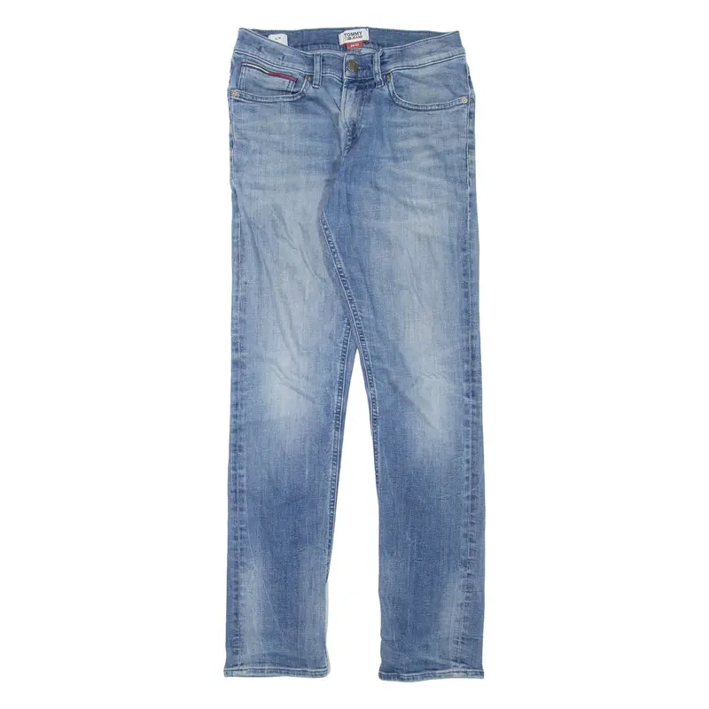 Tommy Hilfiger Scranton Mens Jeans Blue Slim Straight Stone Wash W29 L32 1