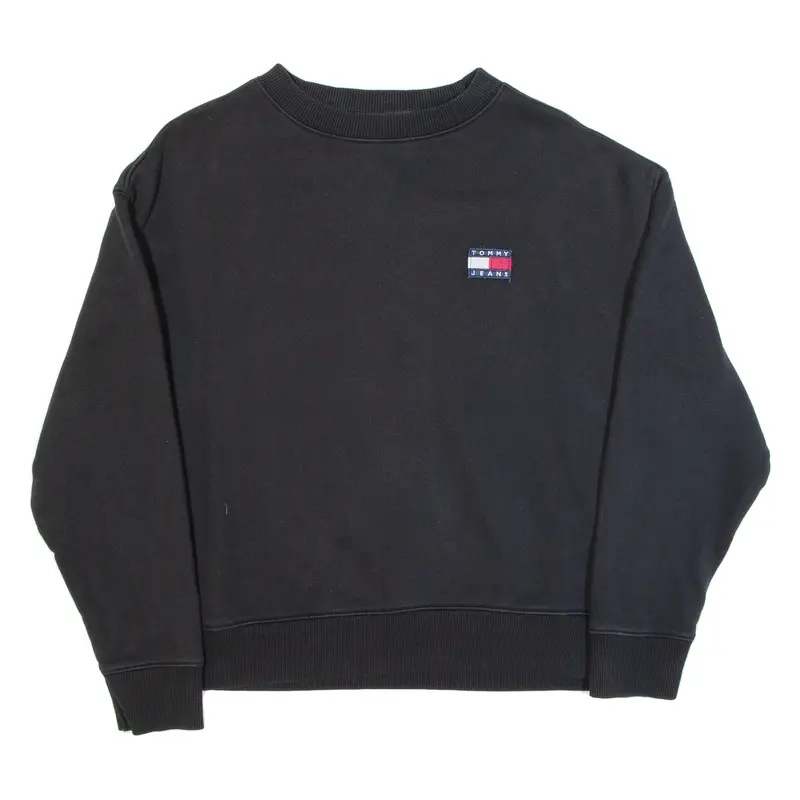Tommy Hilfiger Tommy Jeans Womens Sweatshirt Black S 1