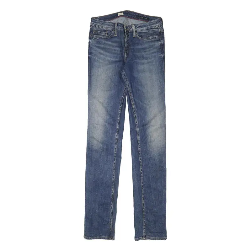 Tommy Hilfiger Womens Blue Slim Skinny Denim Light W27 L34 Stretch Jeans 1