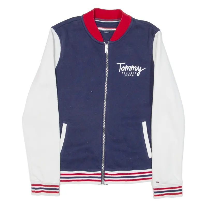 Tommy Hilfiger Womens Bomber Jacket Blue Xs 1