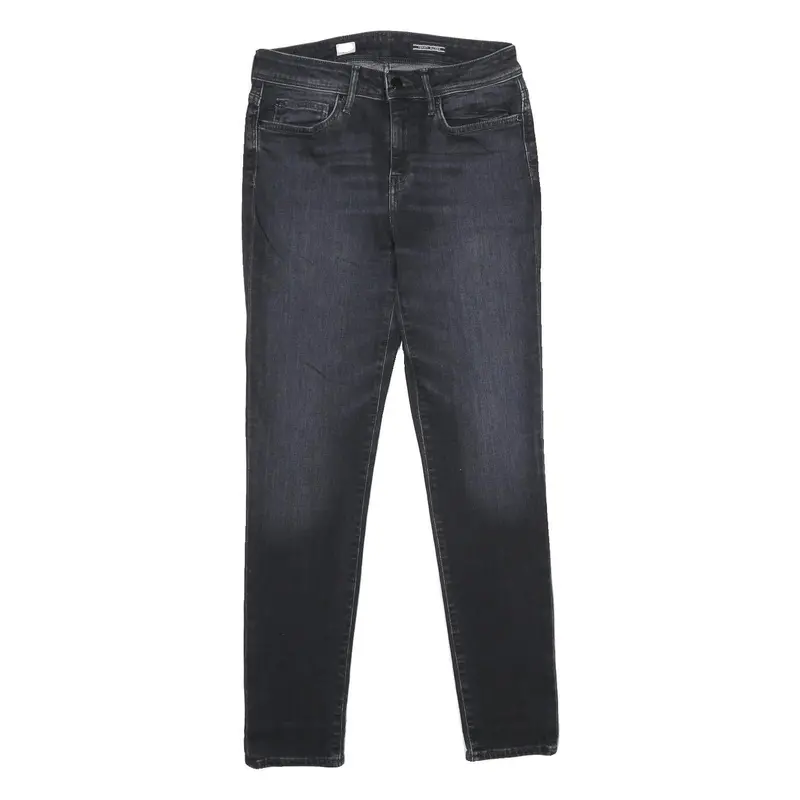 Tommy Hilfiger Womens Jeans Black Slim Skinny Denim Medium W27 L30 Stylish 1
