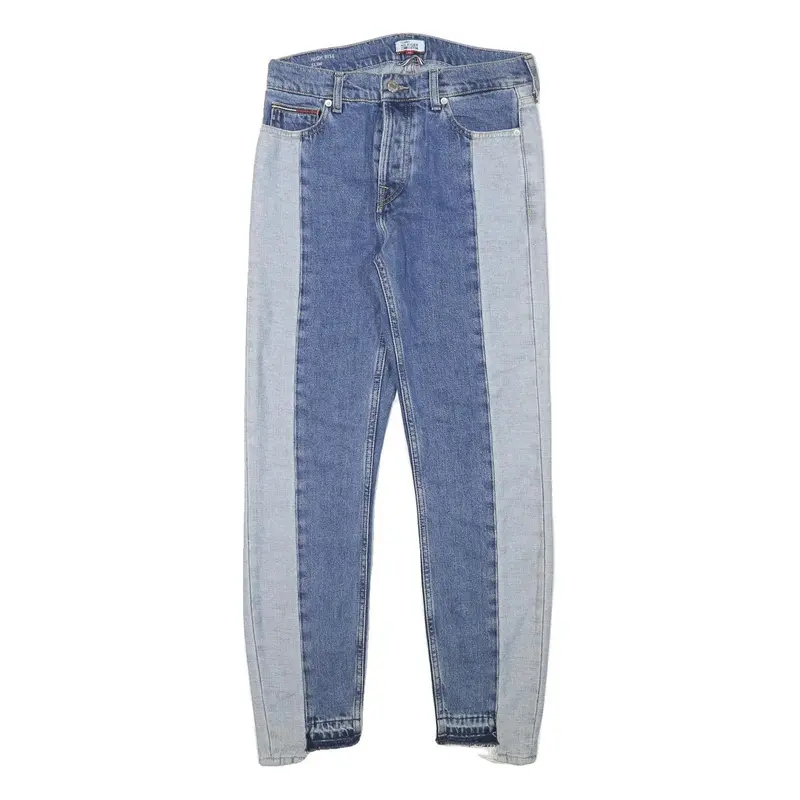 Tommy Hilfiger Womens Jeans Blue Light Blue Relaxed Skinny Denim W28 L27 1