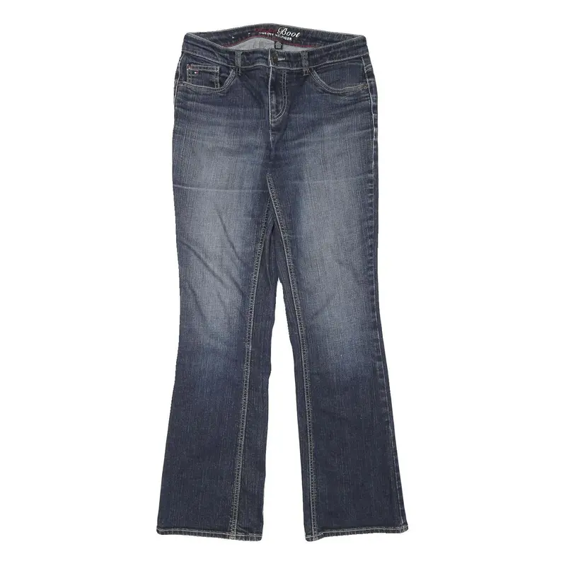 Tommy Hilfiger Womens Jeans Blue Regular Bootcut Denim Medium W28 L30 Stylish 1
