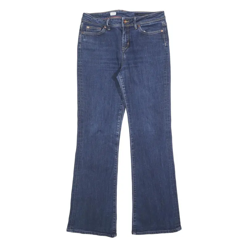 Tommy Hilfiger Womens Jeans Blue Regular Flared Denim Medium W28 L32 Classic Fit 1