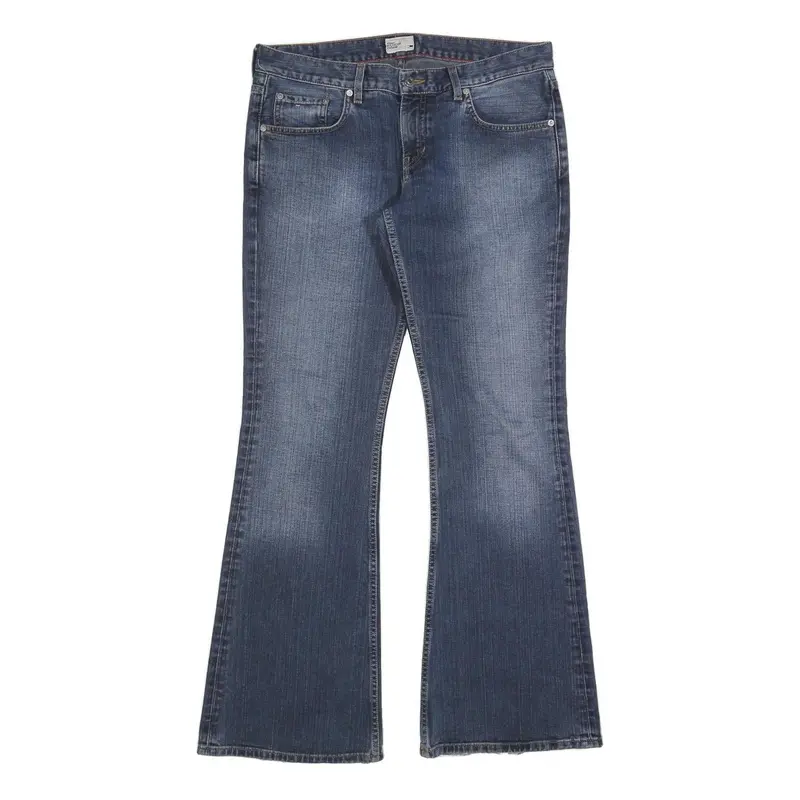 Tommy Hilfiger Womens Jeans Blue Regular Flared Denim Medium W34 L34 Classic 1