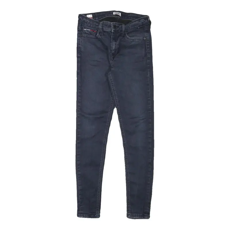 Tommy Hilfiger Womens Jeans Blue Slim Skinny Denim Medium W25 L27 Stylish Zip 1