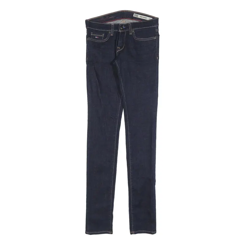 Tommy Hilfiger Womens Jeans Blue Slim Skinny Denim Medium W28 L34 Stretch 1