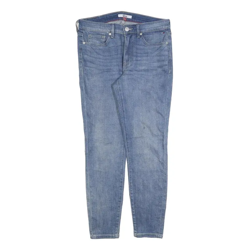 Tommy Hilfiger Womens Jeans Blue Slim Skinny Denim Medium W32 L27 Stylish 1