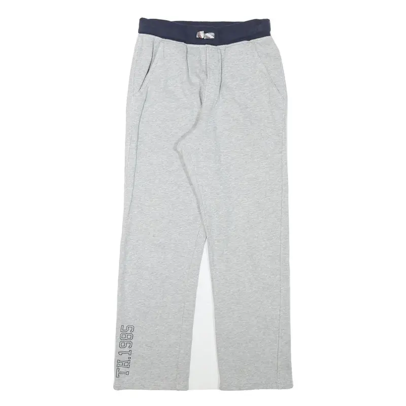 Tommy Hilfiger Womens Joggers Grey & Navy Xl W25 L27 Relaxed Straight Cotton 1