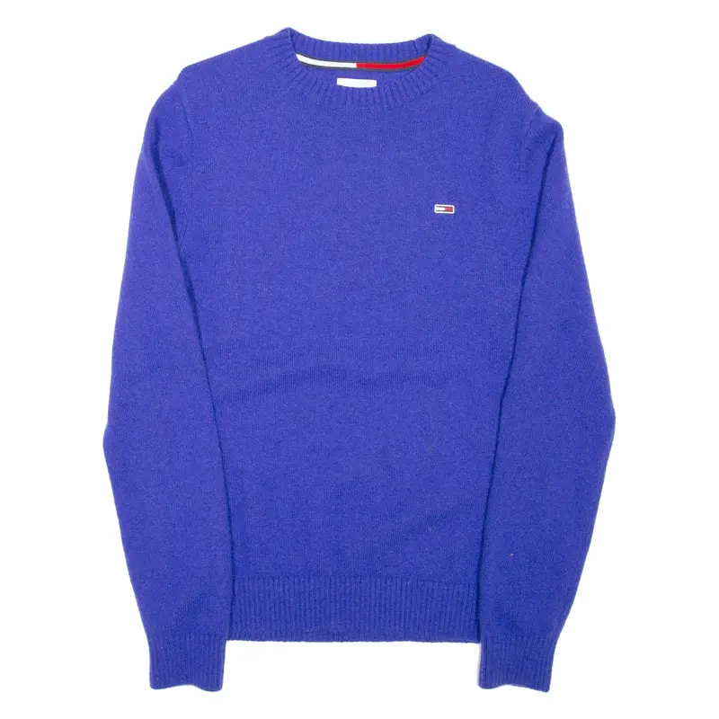 Tommy Hilfiger Womens Jumper Purple Tight Knit S 1