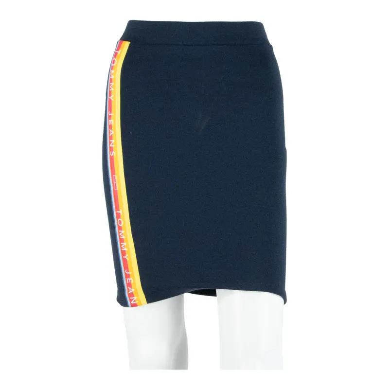 Tommy Hilfiger Womens Pencil Skirt Blue Short Striped Xxs 1
