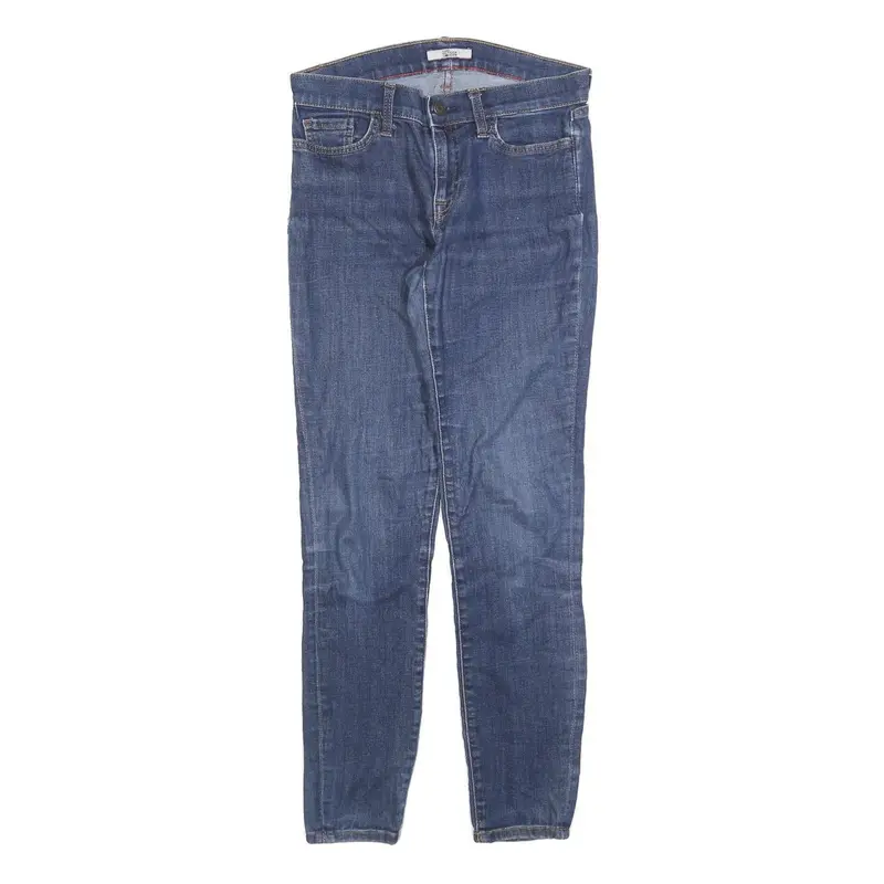 Tommy Hilfiger Womens Slim Blue Denim Slim Jeans W28 L28 Denim Zip 1