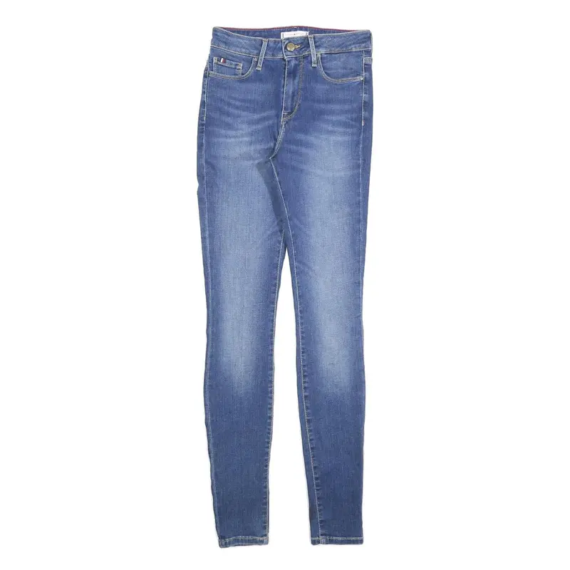 Tommy Hilfiger Womens Slim Skinny Denim Light Blue Cotton Blend W26 L32 Slim Fit 1