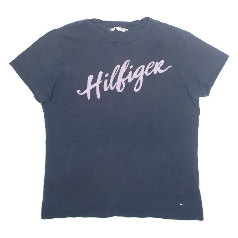 Tommy Hilfiger Womens T-Shirt Blue Xs 1