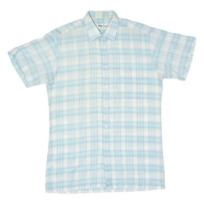 Toni Dress Mens Shirt Blue Check M 1