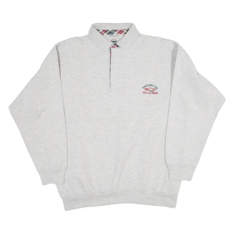 Torero Navigators Item Mens Sweatshirt Grey Collared L 1