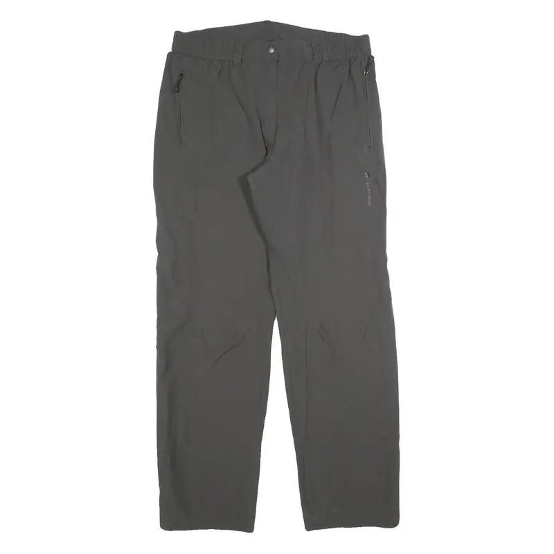 Trevolution Mens Regular Fit Grey Polyester Trousers W34 L32 Zip Casual Outdoor 1
