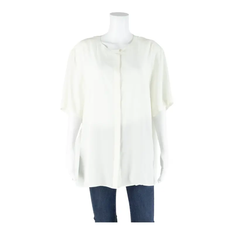 Tru Sheer Womens Blouse White Uk 22 1