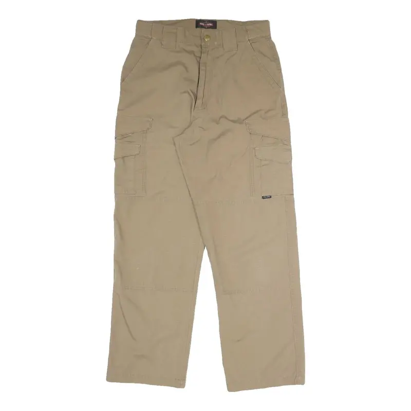 Tru-Spec Mens Cotton Blend Relaxed Fit Cargo Trousers Beige W30 L29 1