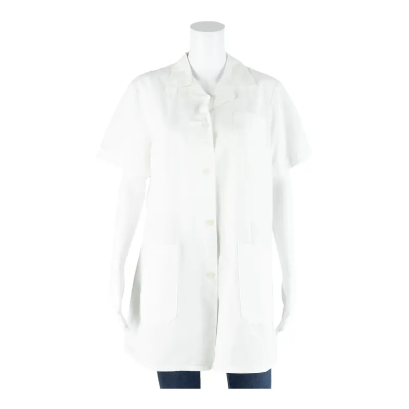 Tunic Womens Shirt White Collared L 1